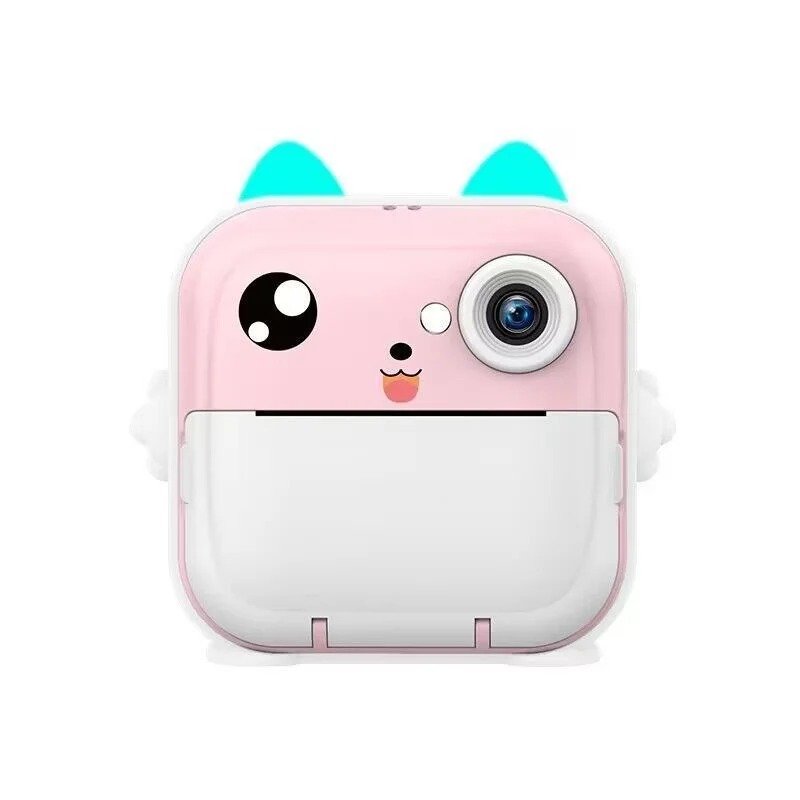 Q5 2.4 Inch 5MP Ink Free Printing Mini Digital Video Selfie Kids Instant Print Camera for Children Aged 3-12 For Toys Gift