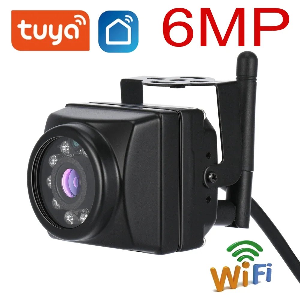 Mini 6MP Mini IR Bird Cage Bird Nest Camera Tuya Smart 4MP Super 2K Indoor Cctv Wireless Camera Wifi Security Audio tuya app