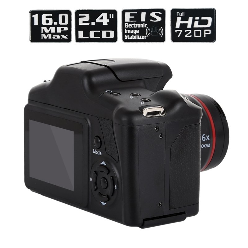 Hot Selling 1.3 Mega Pixel HD DV SLR Camera with 2.4 inch LCD and Full HD 720P Recording EIS