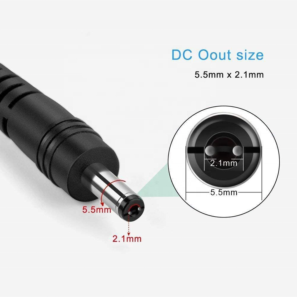 Security Camera Power Adapter 12V 2.5A 2.5AMP with 4-Way Splitter Cord by CE Certified for DC12V DVR NVR CCTV Camer