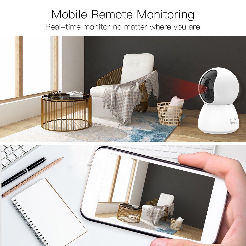 Smart Life App 1080P Camera de Surveillance Sans Fil Digital Motion Detection Network WiFi Home Security Cameras