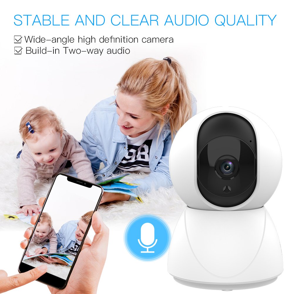 Smart Life App 1080P Camera de Surveillance Sans Fil Digital Motion Detection Network WiFi Home Security Cameras