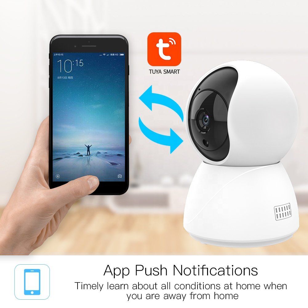 Smart Life App 1080P Camera de Surveillance Sans Fil Digital Motion Detection Network WiFi Home Security Cameras