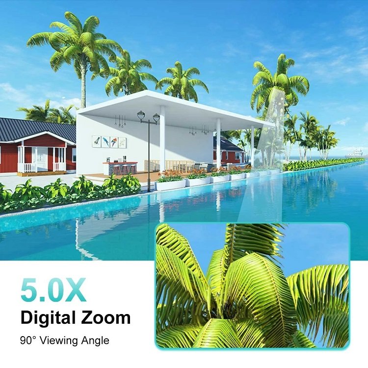Mini Speed Dome Security Home Surveillance 1080P Wireless 2-Way Audio YI loT 5G Wifi IP Camera 2.4G Outdoor 5MP HD PTZ IP Camera