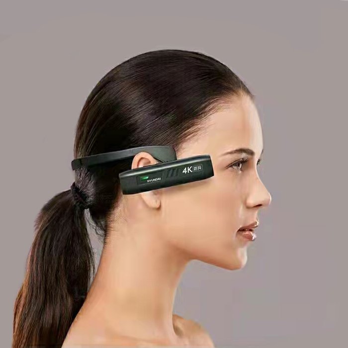 Professional AI Camcorders Solution Wearable Portable Mini Mount Action & Sports Scanner Camera Monitor 4K Head Mounted Camera