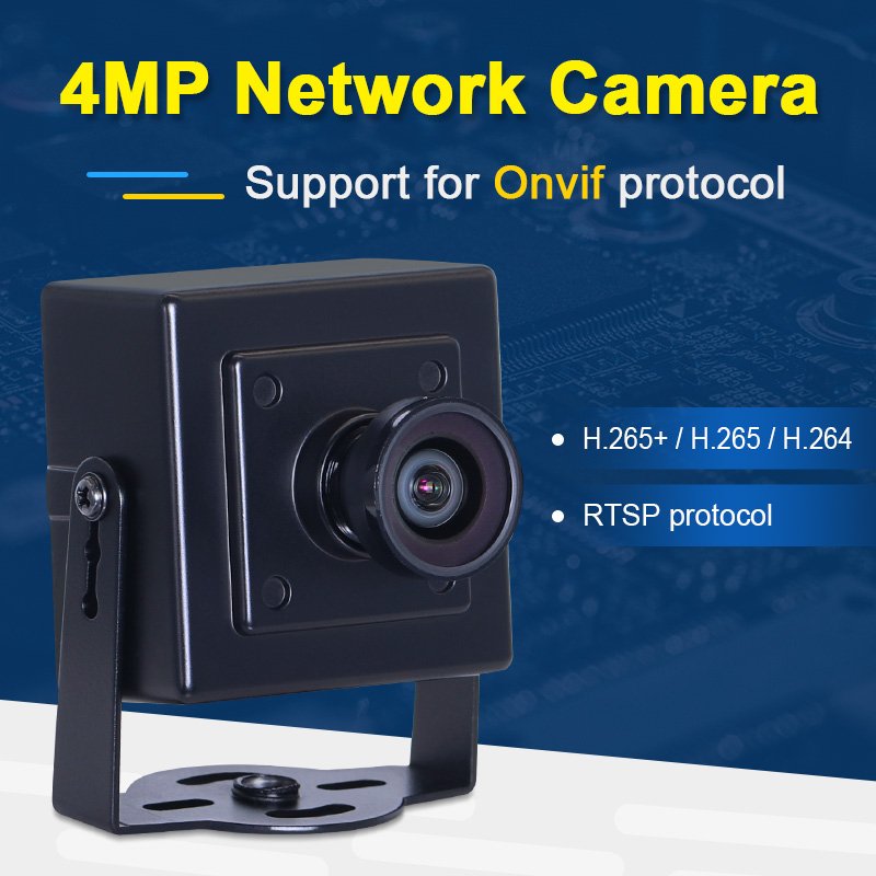 4200 4MP 2.6mm 120degree H.265+/H.265/H.264 HD Mini Network camera Support Mobile IOS Android