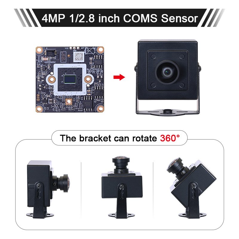 4200 4MP 2.6mm 120degree H.265+/H.265/H.264 HD Mini Network camera Support Mobile IOS Android