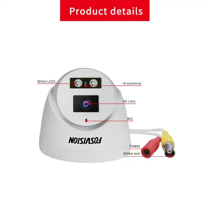 Cheap Price fosvision Ahd Camera Night Vision Ir Indoor Security Surveillance 2mp Dome Cctv Analog Camara For DVR