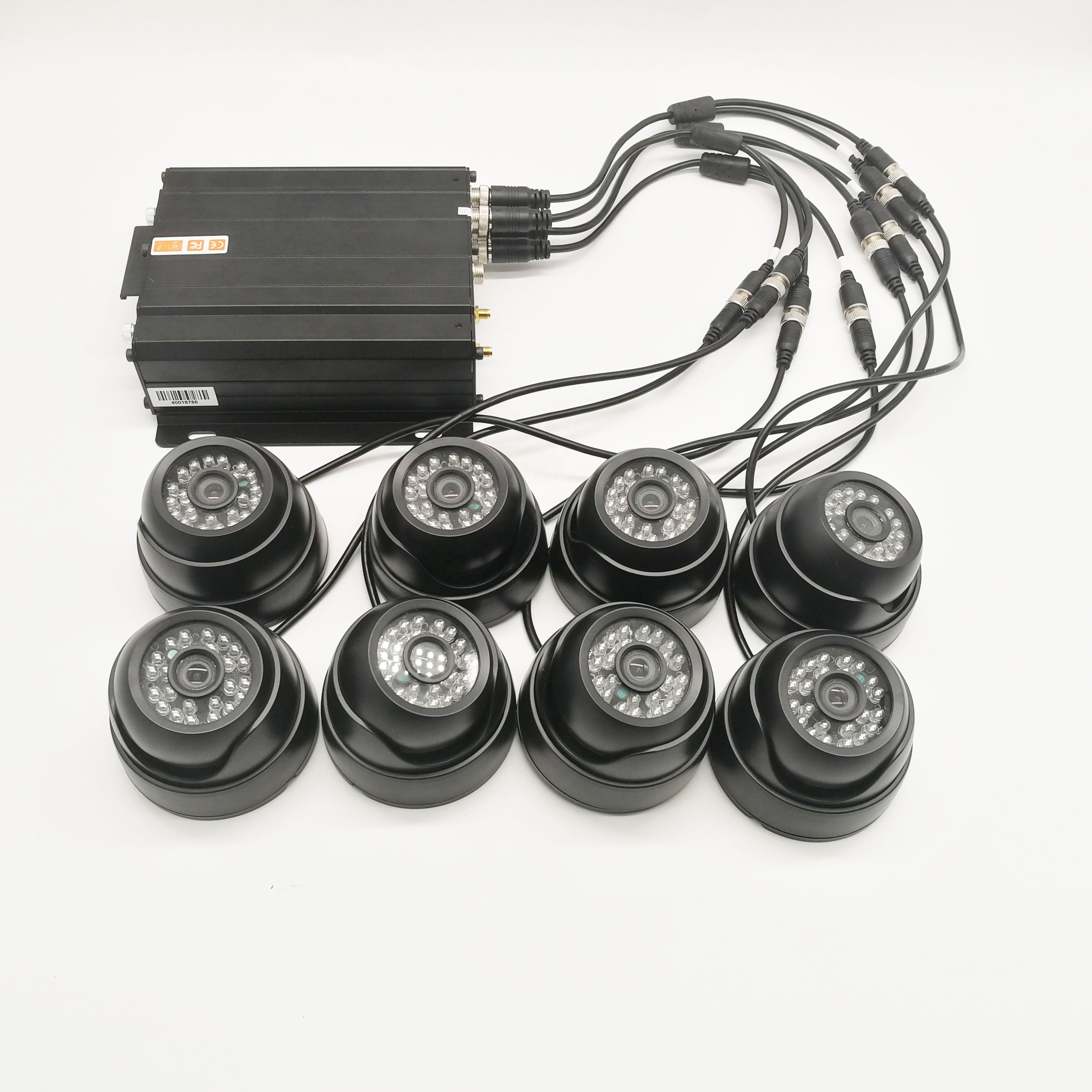 AHD HD car video recorder (8-way hard drive), 1080P analog HD monitoring design MDVR