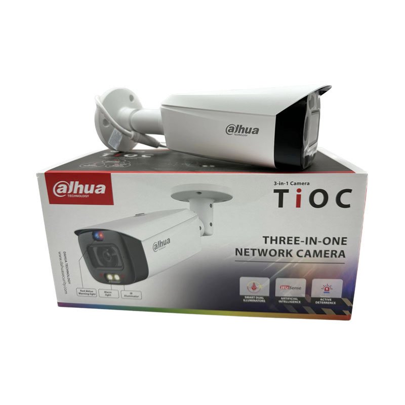 Dahua IPC-HFW3449T1-AS-PV-PRO 4MP Smart Dual Light Two-way Talk Outdoor Bullet WizSense Network Camera DH CCTV POE Camera