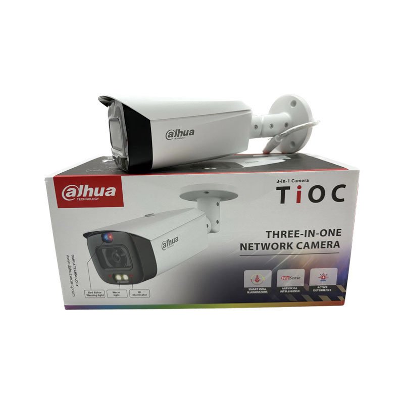 Dahua IPC-HFW3449T1-AS-PV-PRO 4MP Smart Dual Light Two-way Talk Outdoor Bullet WizSense Network Camera DH CCTV POE Camera