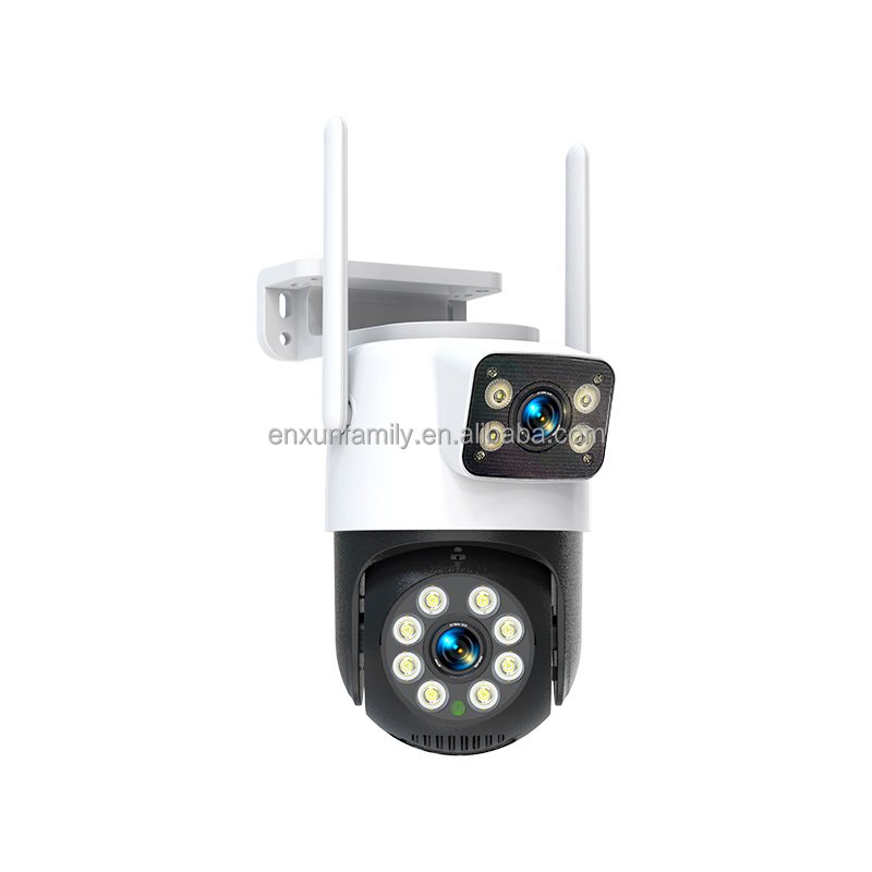 4mp Outdoor Wireless Dual Lens Network Ptz Camera cctv 6mp Auto Tracking supervisory 4mp 1080p Wifi Dual Lens cctv Camera