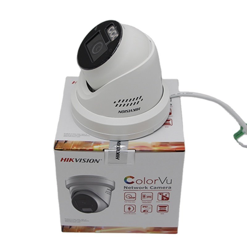 Original Hik DS-2CD2347G2-LSU/SL in stock 2.8mm 4 MP ColorVu Fixed Turret Microphone Built-in Turret IPC POE Camera