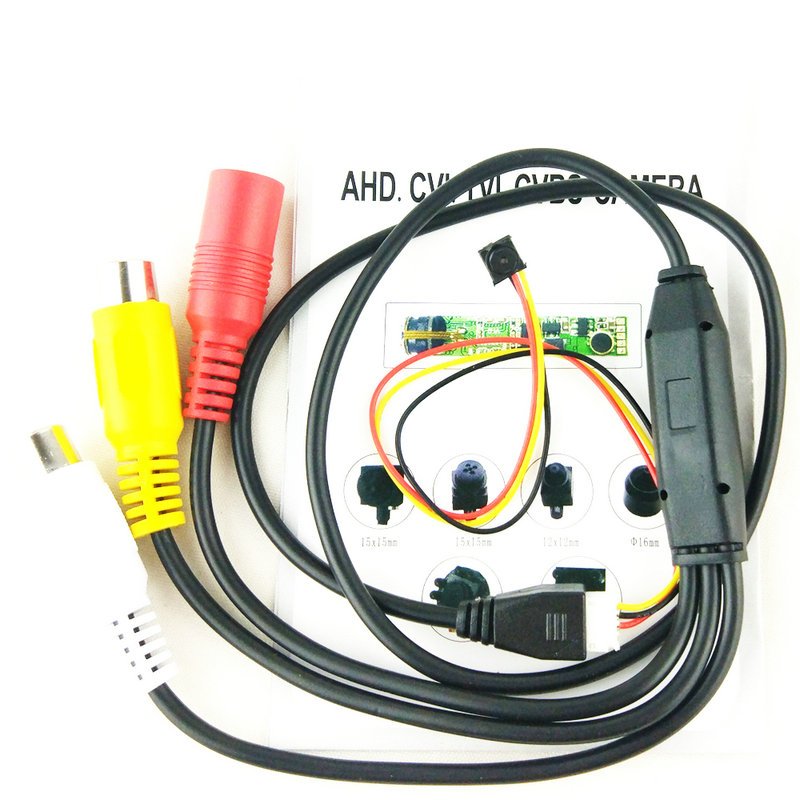 Super Small Mini Analog Camera 1000TVL CMOS Color CCTV Lens Size 5x5mm for Aerial Aircraft