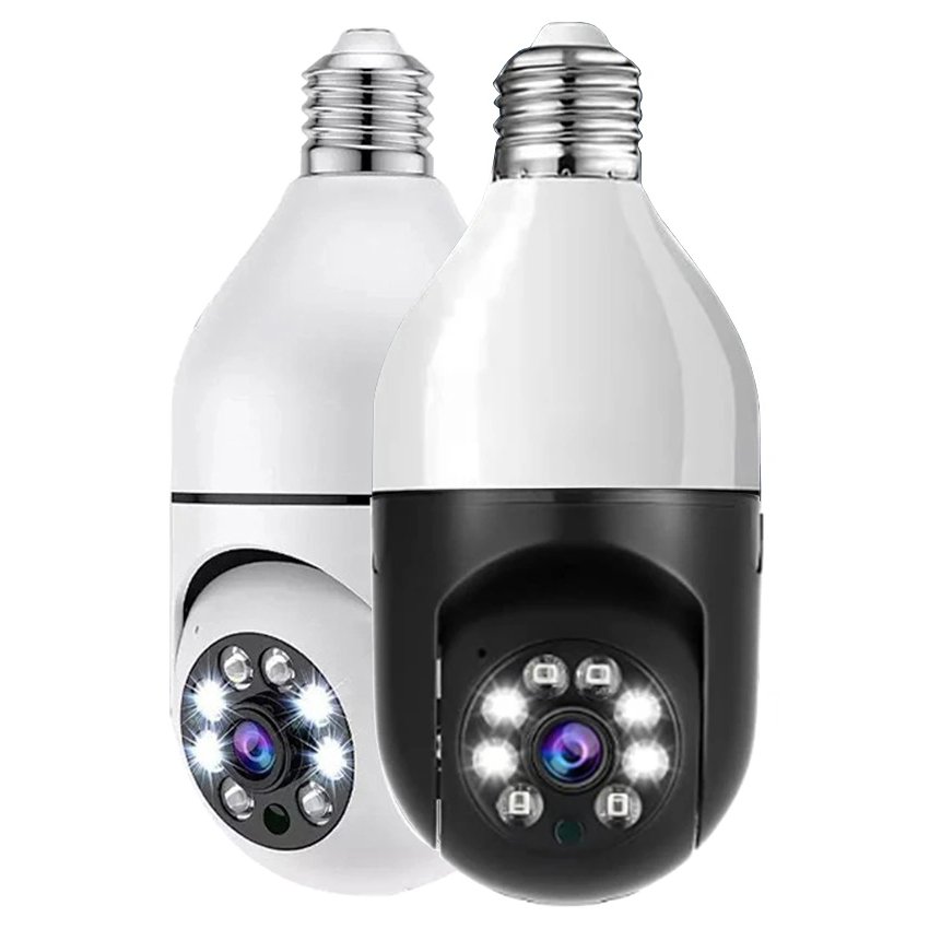 355 Degree Automatic Human Tracking Home Security CCTV IP Camera Compatible wireless wifi 1080P HD E27 Bulb Surveillance Camera