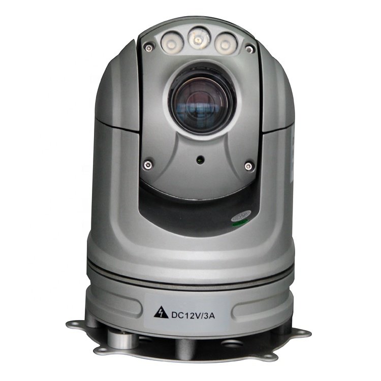 Light Rugged Mobile Portable 2MP 33X Optical Zoom PTZ Camera IP66 50m IR Ideal for Vehicle and Robot Use