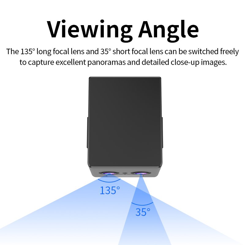 Wistino dual lens 6x zoom indoor 4g body camera motion detection two way voice mini surveillance camera