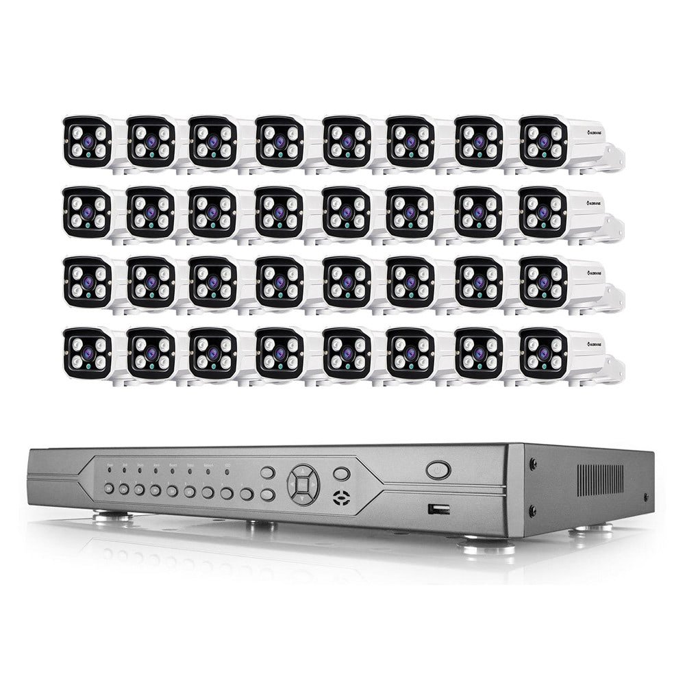 2.0 Megapixel 32CH HD Outdoor H.265 P2P Cloud Analog DVR CCTV Security Camera System