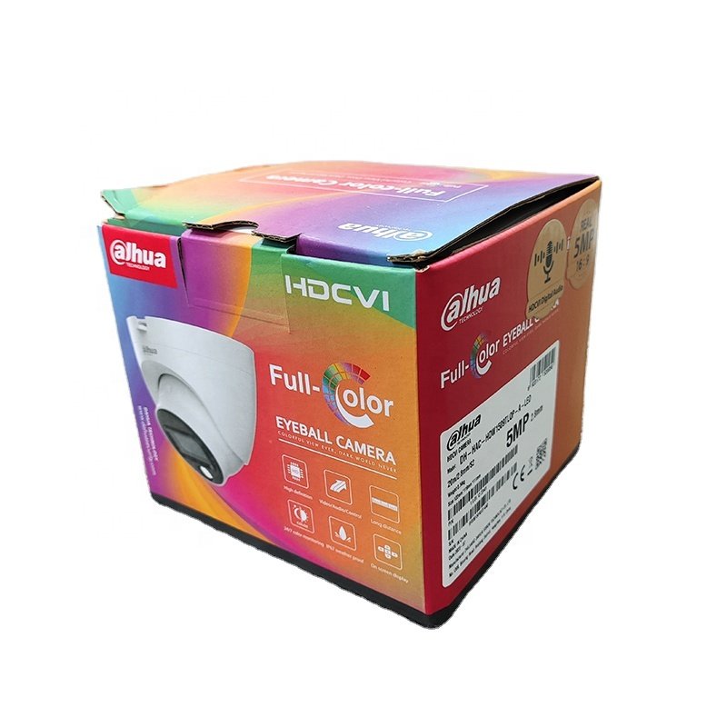 Dahua Original DH-HAC-HDW1509TLQP-A-LED 5MP Full-color HDCVI Quick-to-install Built-in mic Eyeball Camera