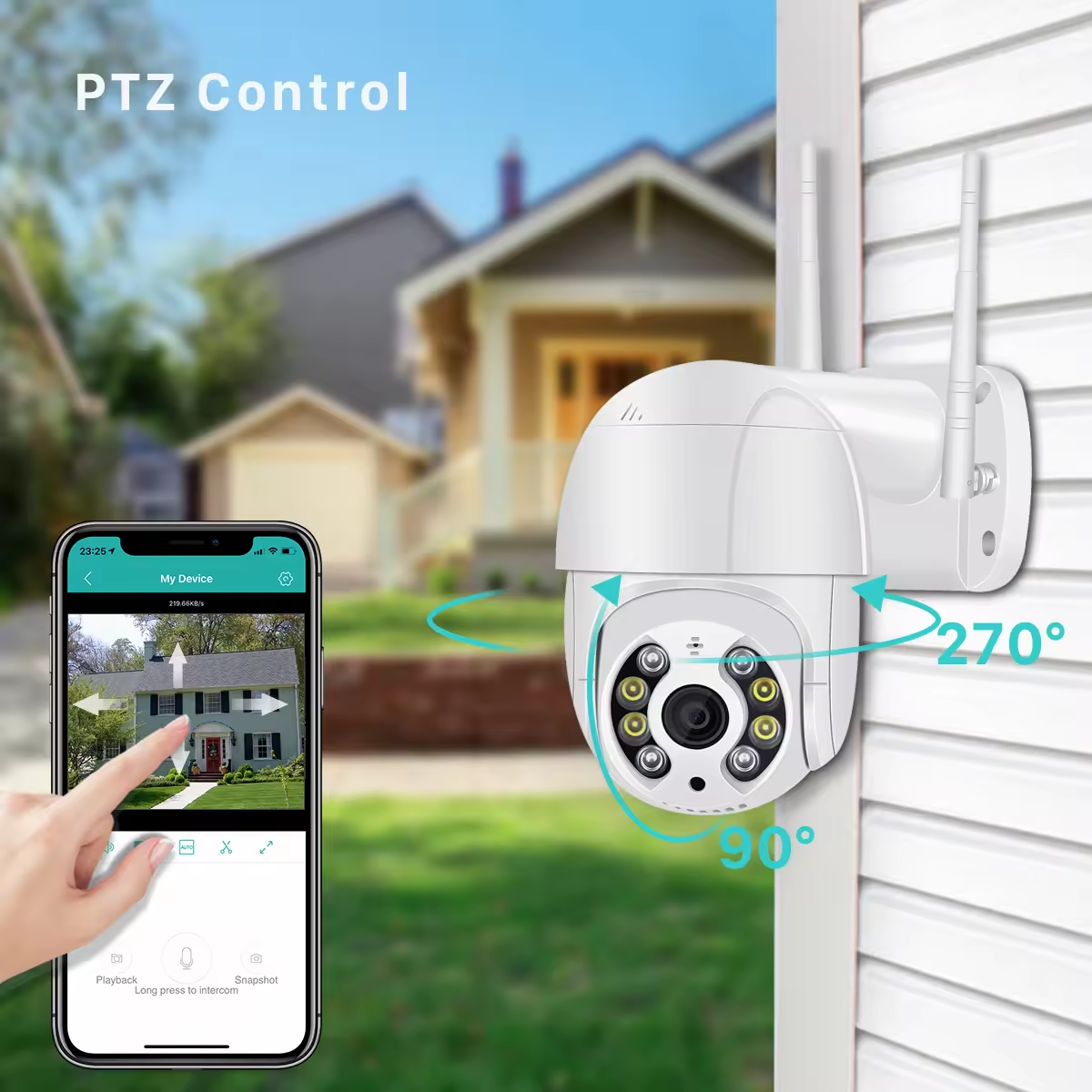8MP 4K Wireless PTZ Camera HD 1080P Color Night Vision Wifi IP Camera Outdoor 5MP Ai Auto Tracking CCTV Surveillance Cam ICSEE