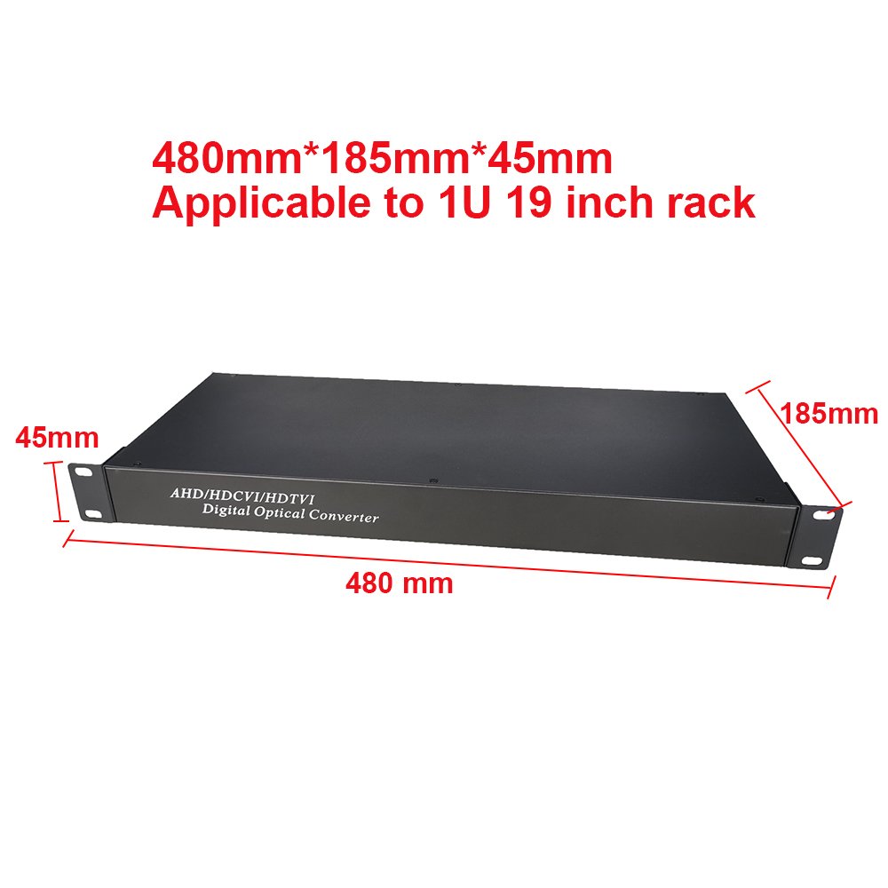 32 channel ahd to fiber transceiver 1080P HD video fiber converter for AHD 1080P 2MP camera CVBS analog camera