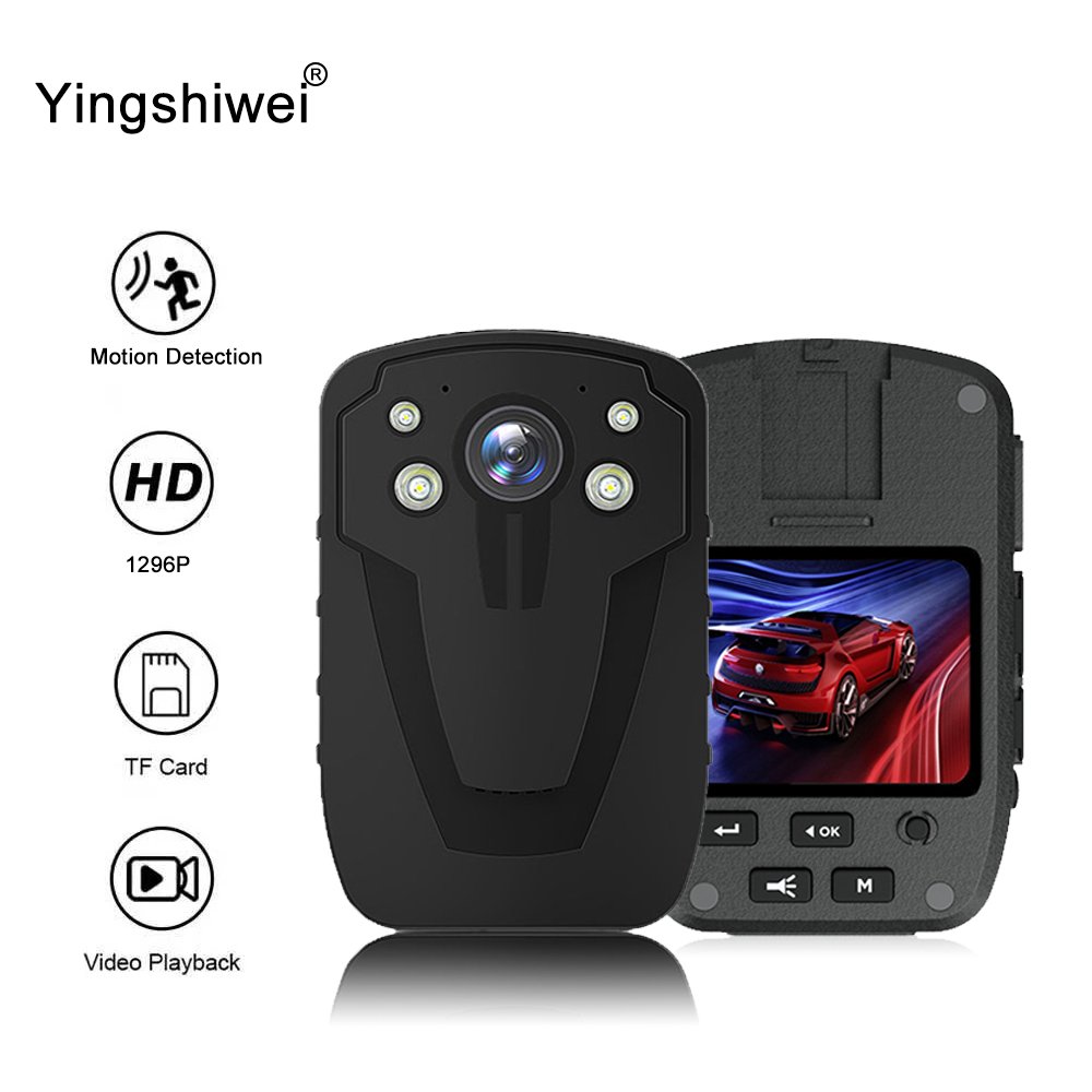 Customized 180 degree rotation Back Clip USB wireless infrared small camera wearable mini law enforcement equipment body camera