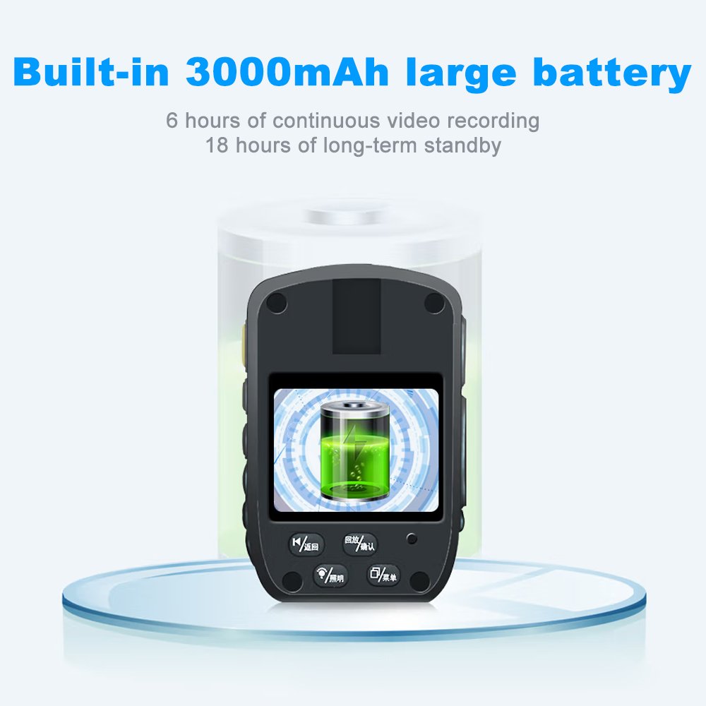 Customized 180 degree rotation Back Clip USB wireless infrared small camera wearable mini law enforcement equipment body camera