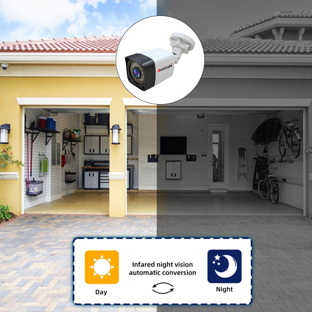Anxinshi Brand Factory Price 1MP 2MP 5MP 8 Channel AHD Cloud Storage Support CCTV Camera System