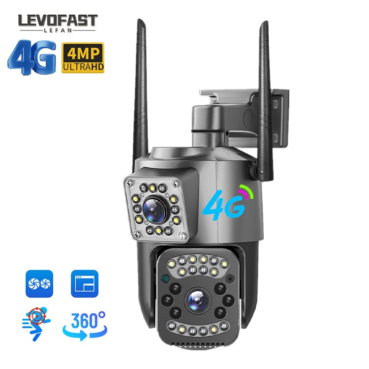 LEVOFAST Smart Camera 2MP/2MP Wifi Smart Two-way Intercom Auto Tracking HD IP Smart WiFi V380pro Security Camera