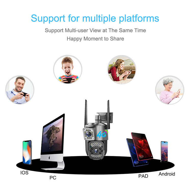 LEVOFAST Smart Camera 2MP/2MP Wifi Smart Two-way Intercom Auto Tracking HD IP Smart WiFi V380pro Security Camera