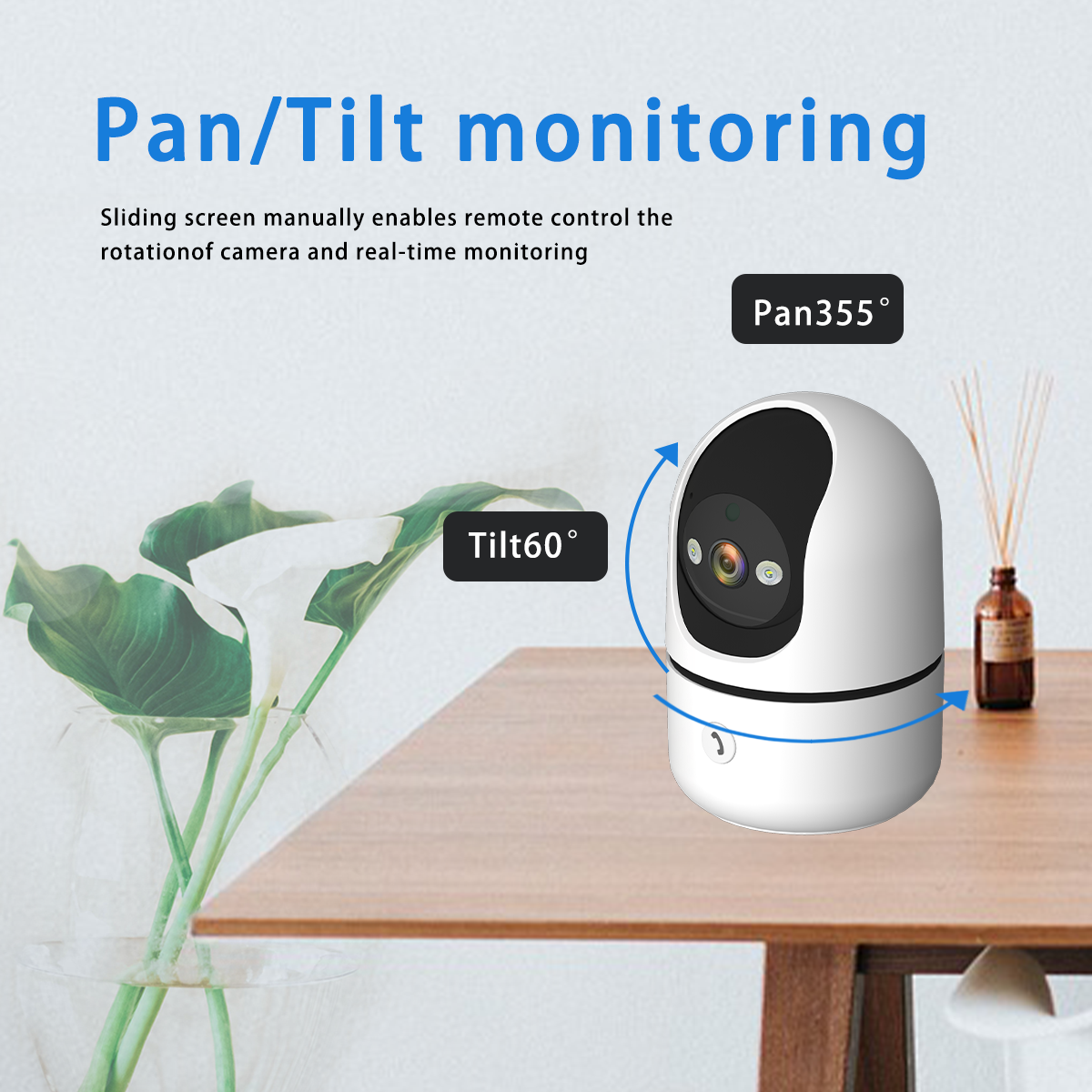 New Arrival Wireless Wifi Home Security Camera 3MP Indoor Human Detection Smart One Click Call Baby Monitor Network Camera