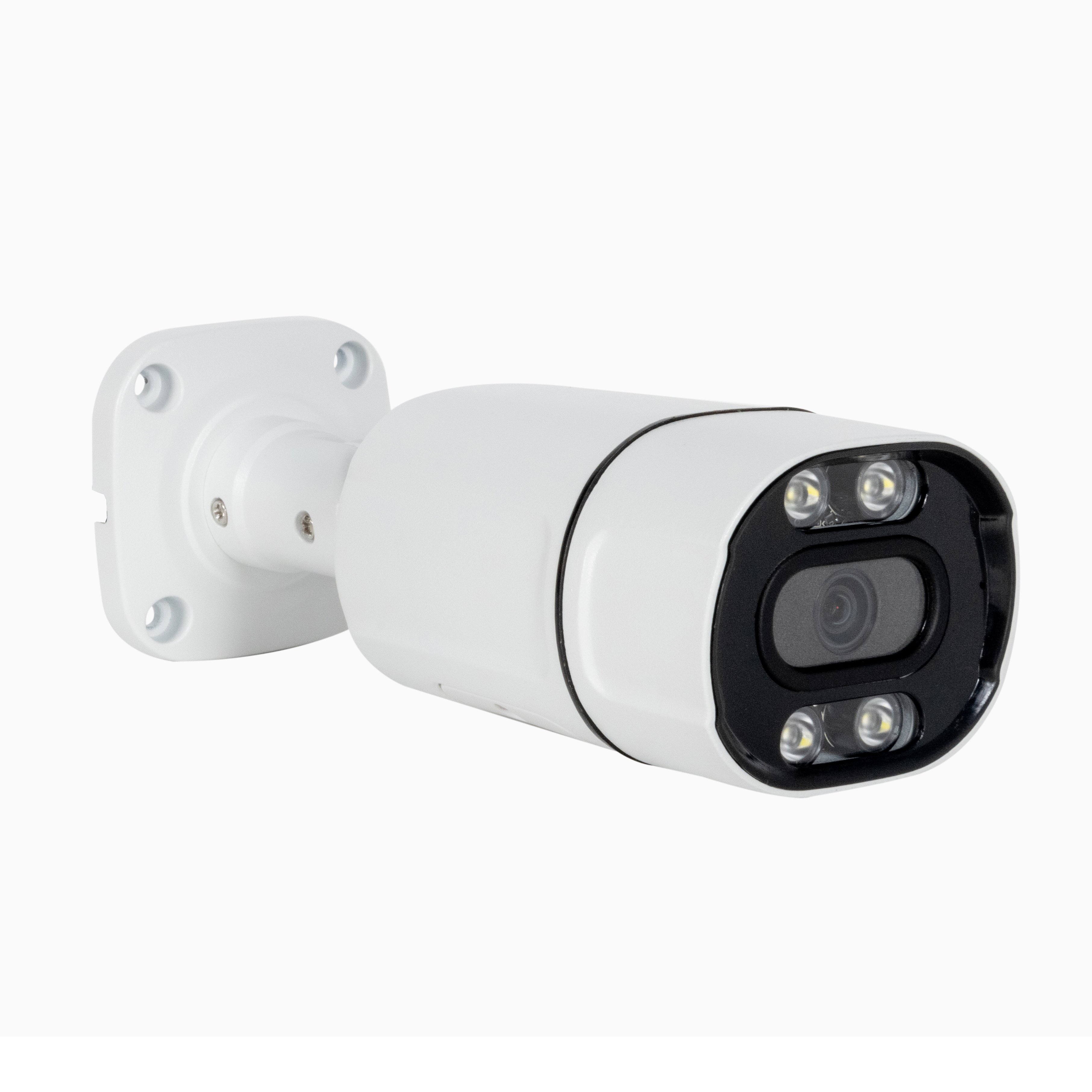 24/7 colorful night vision CCTV security IP bullet camera two-way audio fixed lens HD 4MP video surveillance camera