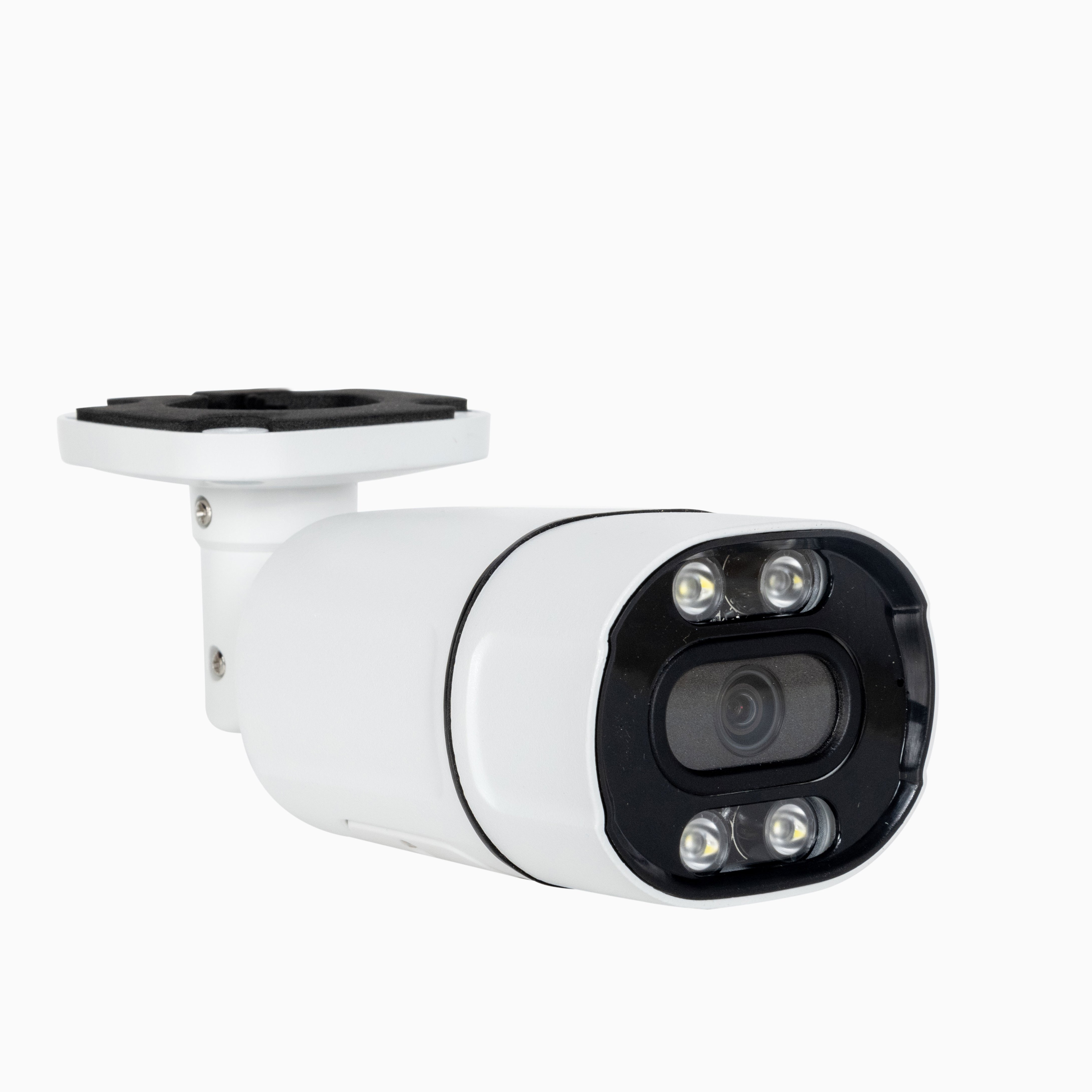 24/7 colorful night vision CCTV security IP bullet camera two-way audio fixed lens HD 4MP video surveillance camera