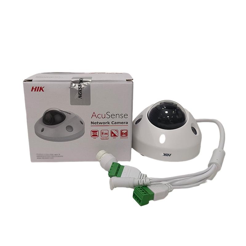 Original 4MP H265 H.265 WiFi connection Built-in microphone Outdoor WDR Fixed Mini Dome Surveillance Camera DS-2CD2543G0-I(W)(S)