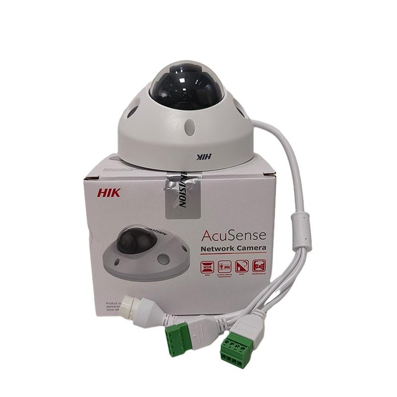 Original 4MP H265 H.265 WiFi connection Built-in microphone Outdoor WDR Fixed Mini Dome Surveillance Camera DS-2CD2543G0-I(W)(S)