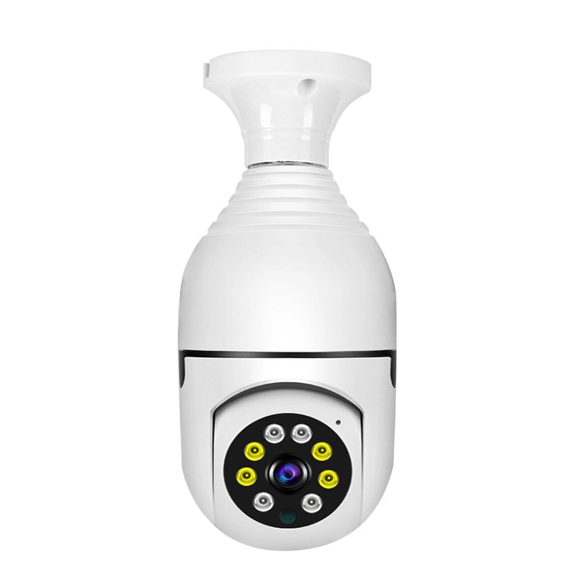 Smart home light 5G wireless bulb lamp wifi 2MP camera 360 Degree pnaoramic wireless IR Security VR CCTV Camera