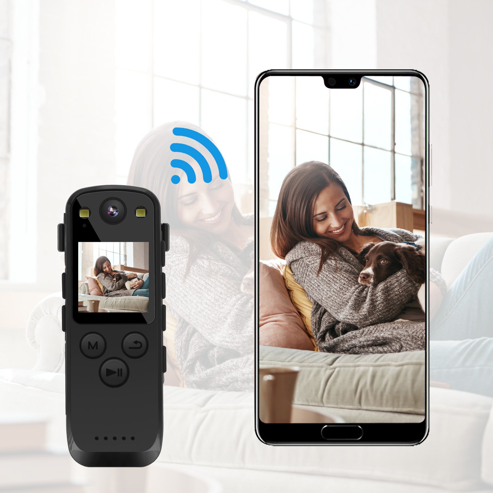 A31 Digital Mini Camera WIFI Webcam HD 1080P Video Recorder Camcorder Recording While Charging Dashcam