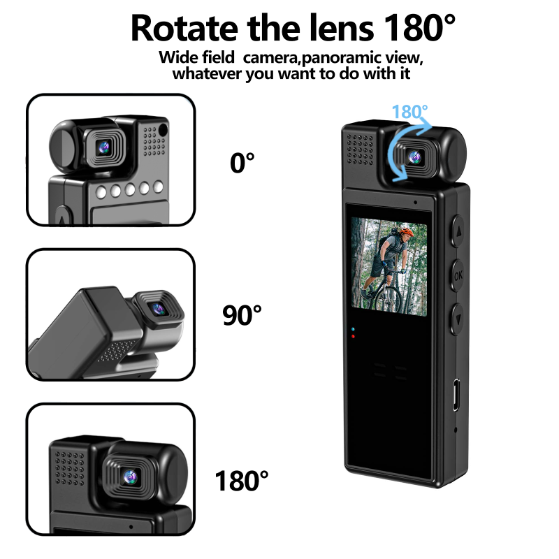 Mini Video Camera Wearable Pocket Camcorders 1080P Portable L09 Body Camera