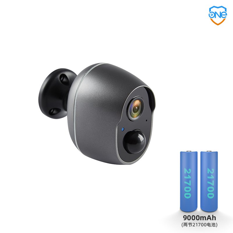 OEM White & Black Indoor Security Ip Wireless PIR Alarm Detection WIFI Low Powered Battery Camera