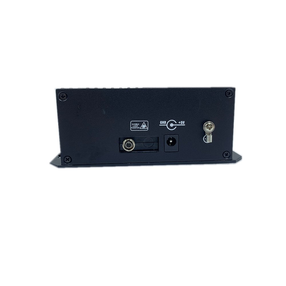 FC single fiber 8Ch digital to analog audio converter for IP cameras