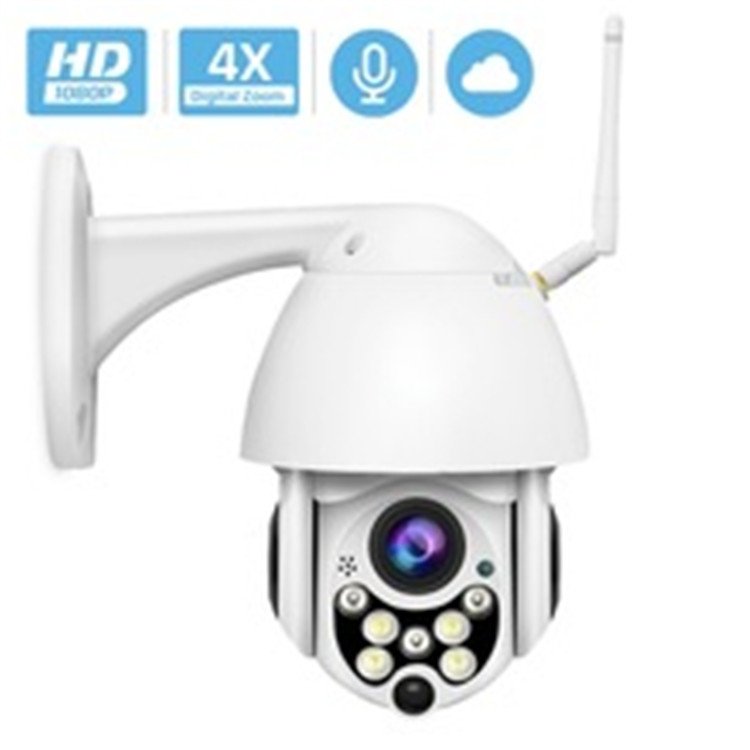 Hot Sale QR code scanning Outdoor Pan Tilt 4 x Digital Zoom Dome Network CCTV IP Camera