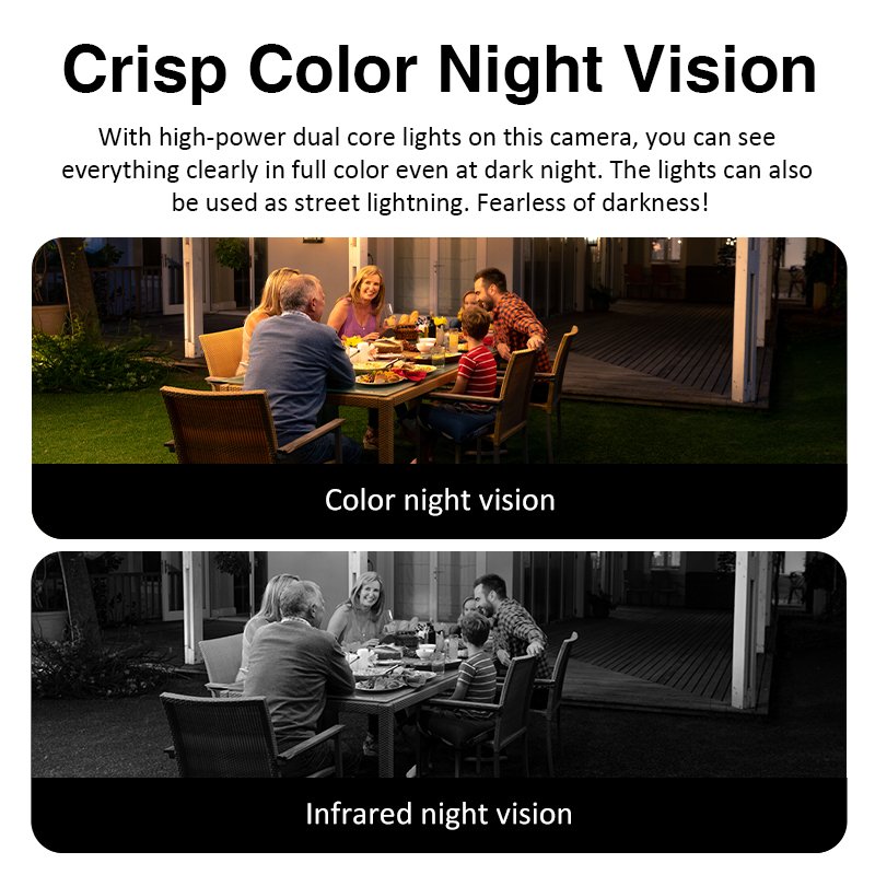 Outdoor Human Motion Tracking Family Monitoring Network Camera Night Vision Two-Way Audio Motion Detection Wifi PTZ Camera