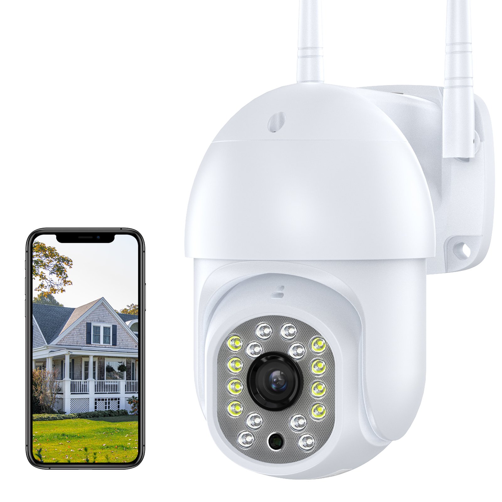 EDUP 1080p Mobile Phone Monitoring Outdoor Camera IP66 Wireless Wifi Camera Hd Security Network Camera