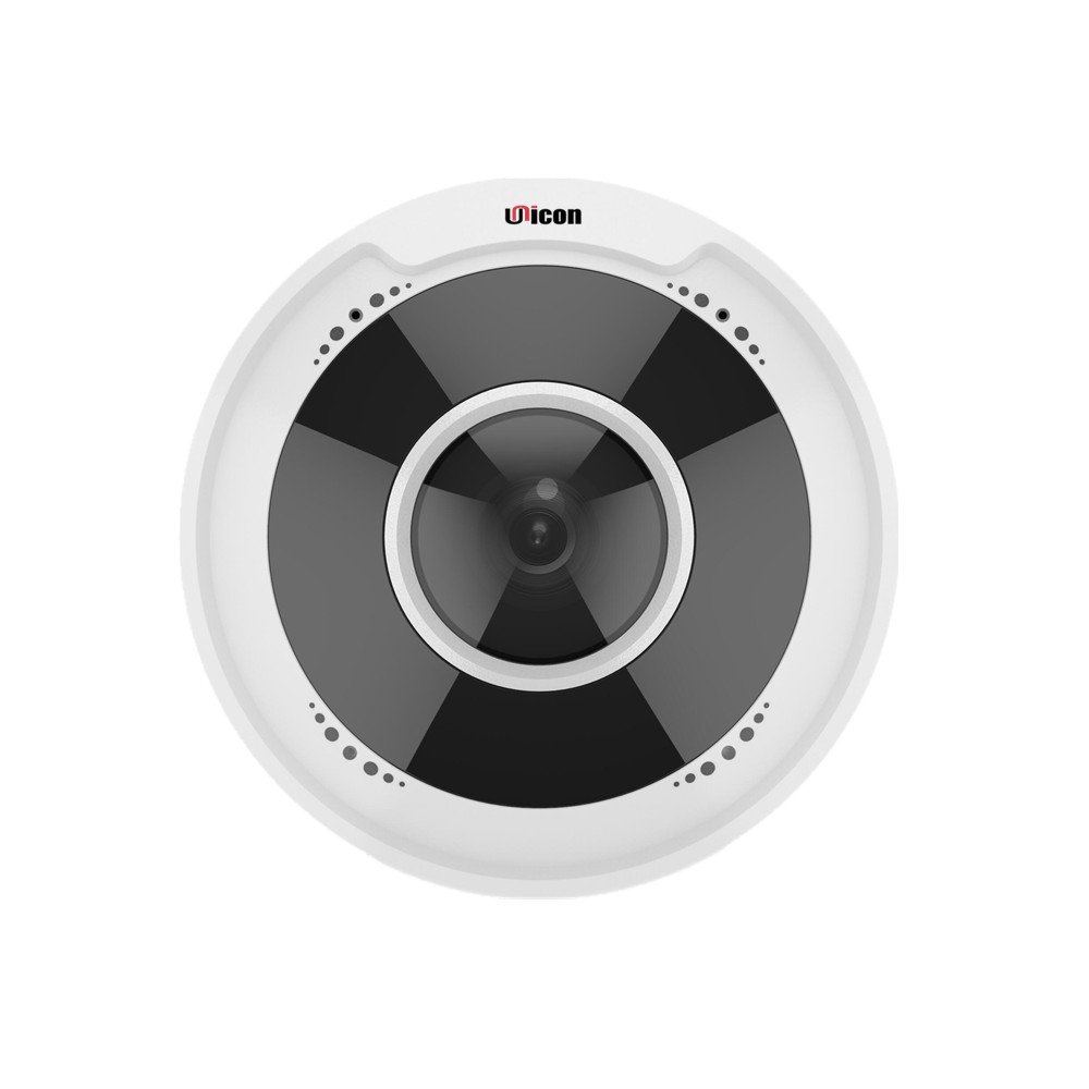 IK10 Vanalproof H.265 Indoor Home 5MP High Resolution Fisheye IP Security CCTV 3D Panoramic Camera