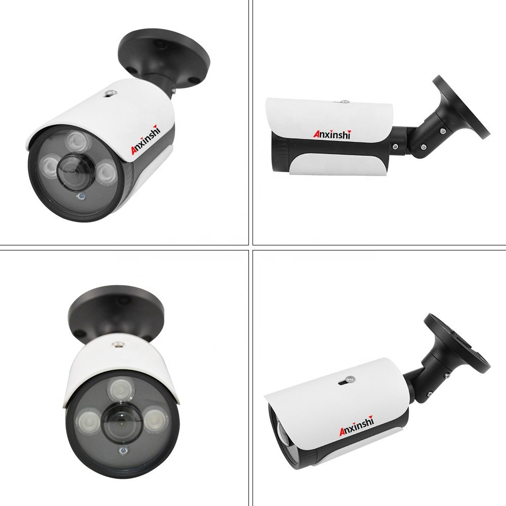 Anxinshi Security CCTV 5MP 8MP Fisheye Camera 4 in 1 IR 25M 180 Degree DVR Analog Bullet Camera
