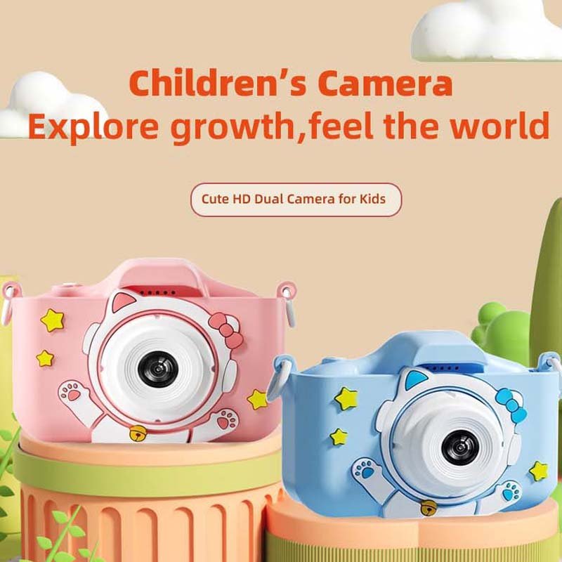 2024 New Design 2.0 inch Kids Digital Mini Camera Toy Children Video Camera Full HD 1080p