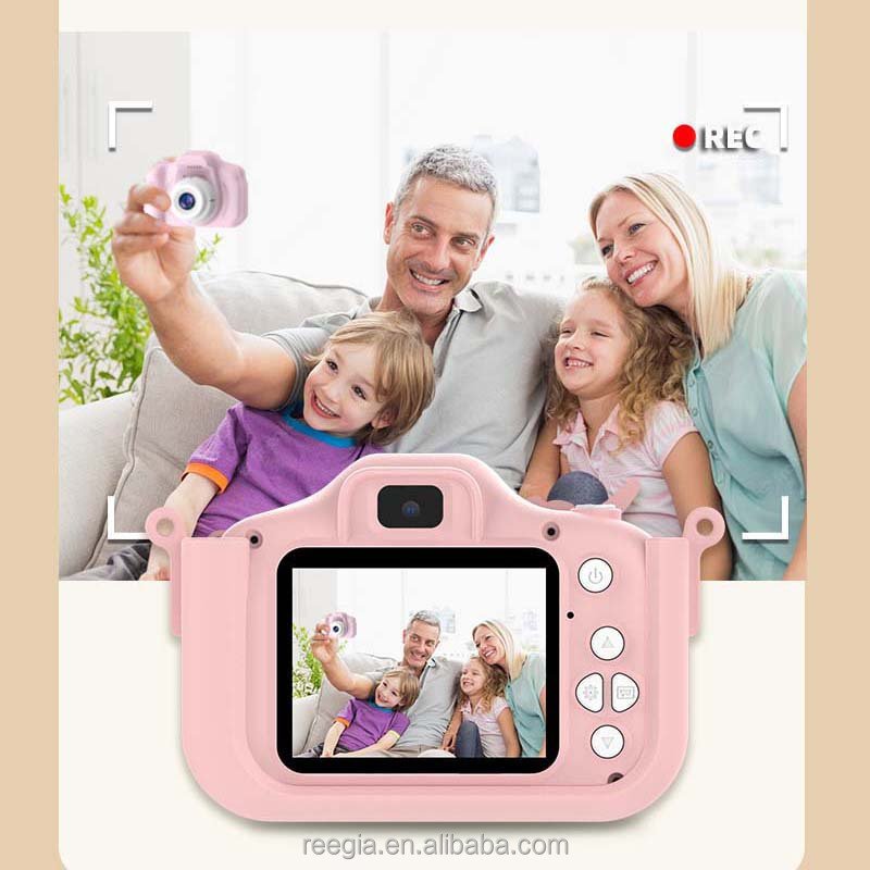 2024 New Design 2.0 inch Kids Digital Mini Camera Toy Children Video Camera Full HD 1080p