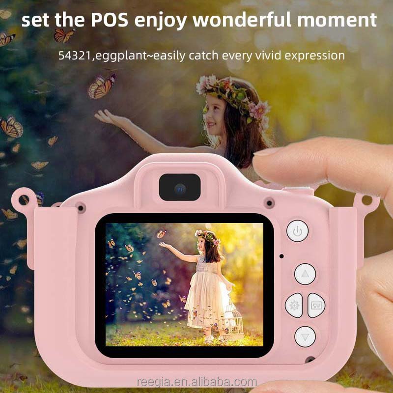 2024 New Design 2.0 inch Kids Digital Mini Camera Toy Children Video Camera Full HD 1080p
