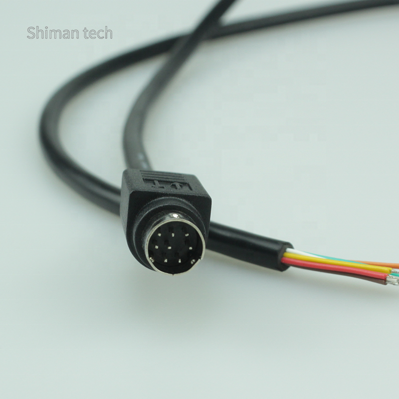 8-Pin Mini-DIN Single Ended Cable