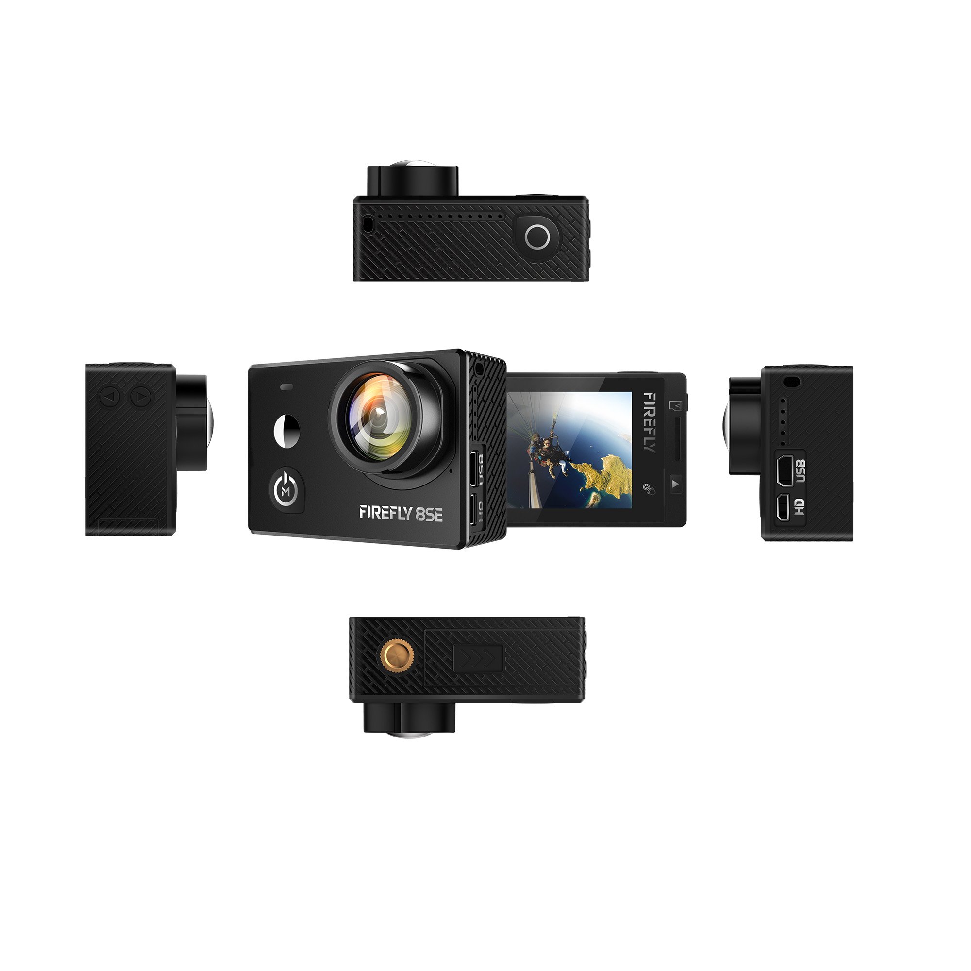 Hawkeye Firefly 8se 2024 New Style Sports Recording Function Waterproof WiFi FPV Action Camera distortionless for drone